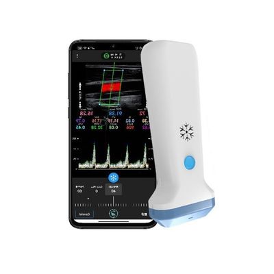 comprar Scanner de ultrassom linear sem fio Doppler colorido portátil Ultrassom POCUS portátil de 12,6 cm para profissionais de saúde online manufacture