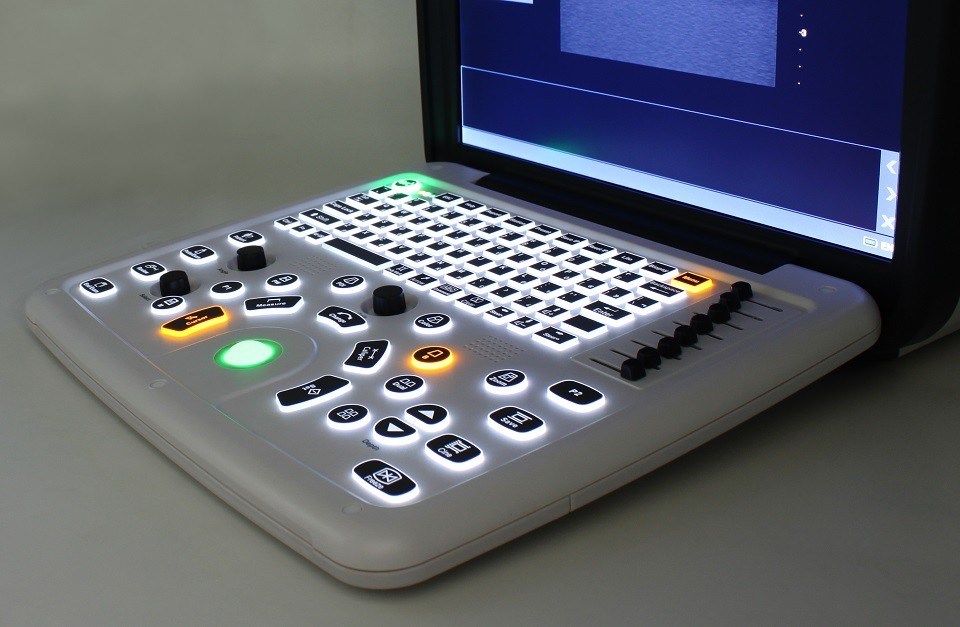 Sistema portátil de ultrassom Doppler colorido DCU10 com tela HD de 15 polegadas para obstetrícia/ginecologia, abdômen e imagens cardíacas