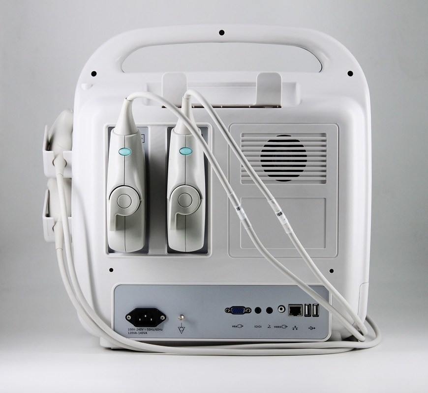 Sistema portátil de ultrassom Doppler colorido DCU10 com tela HD de 15 polegadas para obstetrícia/ginecologia, abdômen e imagens cardíacas
