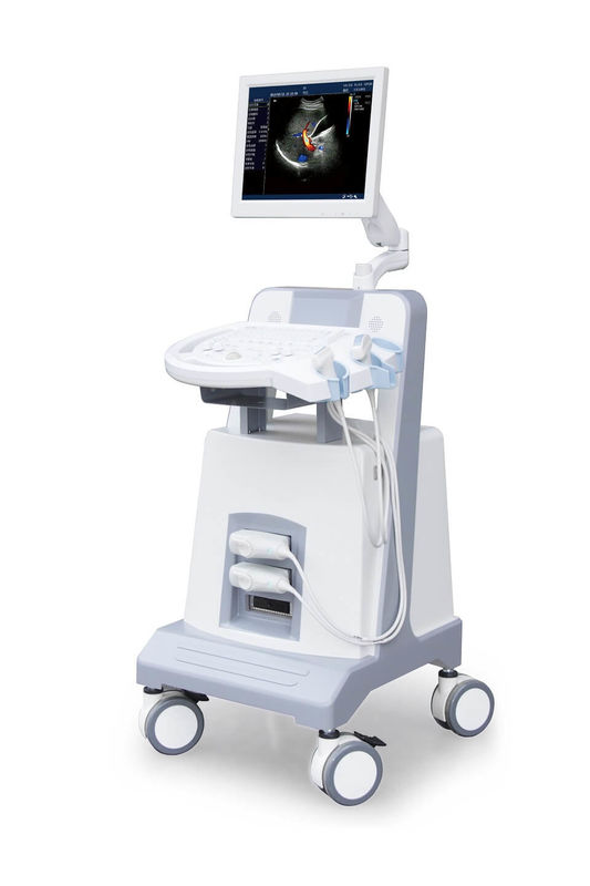 Instrumento diagnóstico ultrassônico 500GB do ultrassom de Doppler da cor do trole do nível básico