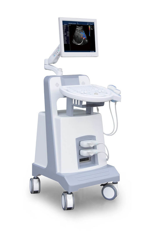 Instrumento diagnóstico ultrassônico 500GB do ultrassom de Doppler da cor do trole do nível básico