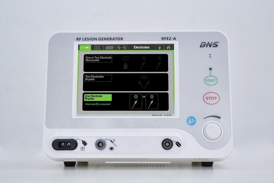 MDR CE 1 canal RF Lesão Gerador eletrocirúrgico de alta frequência Monitoramento de impedância de gerenciamento de dor