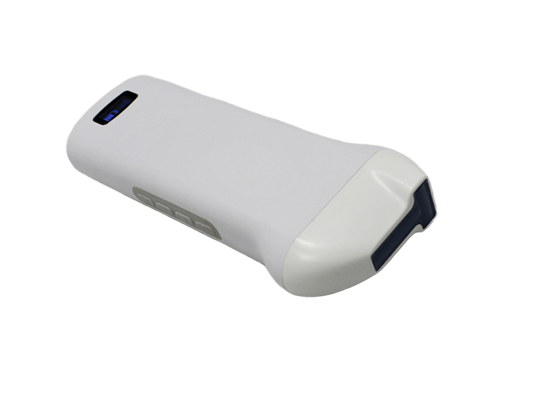 Scanner de ultrassom linear de alta frequência sem fio com orientação de agulha dentro e fora do plano para bloco de nervo