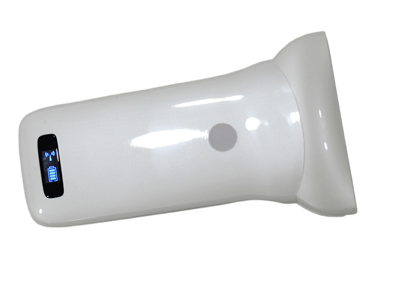 Sonda de ultrassom Doppler colorido linear ultra-largo de 256 elementos, 85 mm, sem fio, para imagem vascular e orientação PICC
